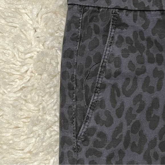 Pistola Blue Gray Leopard Print Womens Size 28 Chino Trouser Pants NWT - Picture 9 of 10